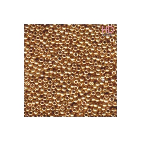 ROCAILLE 8/0 GALVANIZED GOLD -1052- 10gr 