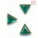 Triangolo Cabochone 4722 Emerald 10mm Foiled x 1pz