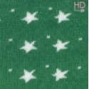 Tubolare maglia 30x8cm verde/stelle bianche x 1Pz